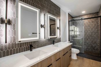 Dual vanities*